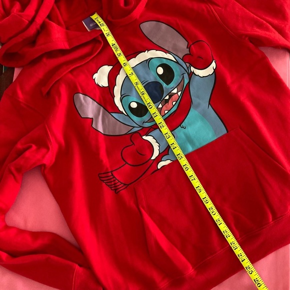 Disney Stitch Hoodie Sweatshirt Size Large - Picture 7 of 8